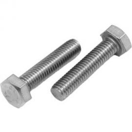 Нержавеющий болт с шестигранной головкой KREPFIELD M10x55 мм, DIN 933, А2, полная резьба, 6 шт. 933А2БОЛТ10Х55-6 
