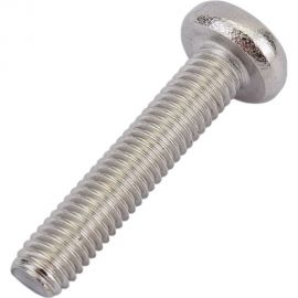 Нержавеющий винт с полукруглой головкой KREPFIELD M6x30 мм, DIN 7985, А2, крестообразный шлиц PH, 10 шт. 7985А2ВИНТ6X30-10 