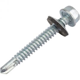 Кровельные саморезы ВИРТУОЗ 6,3х51 мм, цинк 10 шт 03423 