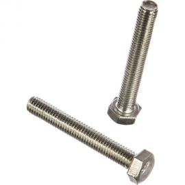 Болт с ш\г Качественный КРЕПЕЖ полная резьба DIN 933 558 8x55 35 шт 0300807 КЧ 