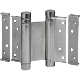 Петля двойного действия ALDEGHI LUIGI SPA 125х48х42 мм цвет: сталь, к-т: 2 шт + ключ 101AL125B2 