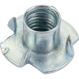 Крыльчатая мебельная забивная гайка DINFIX DIN 1624, оцинкованная, М10, 50 шт. 00-00002848 