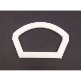Прокладка между бачком и унитазом HG 8 мм фигурная, ЭВА, белая 184х120 мм 4962763 