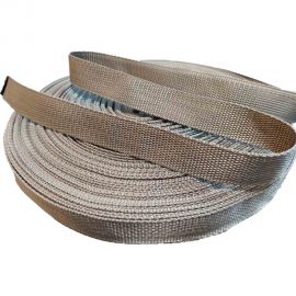Ременная лента Эбис 25 мм, 50 м, серебро 72443 