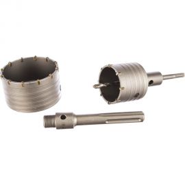 Набор коронок по бетону с оснасткой в кейсе Профессионал (68, 100 мм) ЗУБР 29185-H2-2 