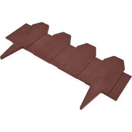 Декоративное ограждение Neoкомпозит ППК Заборчик 2500x175x12 мм, коричневый, 5 шт. ОД(Т)-175 К5 