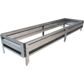 Готовая грядка Delta-Park GL 1х2 м, серебристая 30010_GL12Zn 