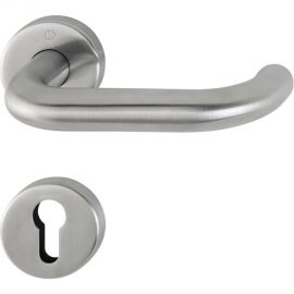 Объектный гарнитур НОРРЕ Е138Z/42KV/42KVS Paris PZ F69 нержавеющая сталь матовая, Schnellstift, А=57-62мм, 65740 