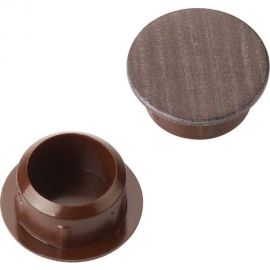 Заглушка с текстурой ЕВРОПАРТНЕР на отверстие d14, венге, 12 шт. 16 0760 1 