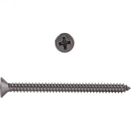 Универсальный саморез КРЕП-КОМП потайной, нерж. А2, PH, DIN 7982, 5,5х80, 200 шт. спн5580 