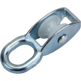 Одинарный одношкивный блок МЕТАЛЛСЕРВИС (SIMPLEX-PL) цинк, 15 мм, 1 шт. МС 1227465 