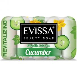 Туалетное мыло EVISSА ecopack 5x55 гр., огурец М2793 