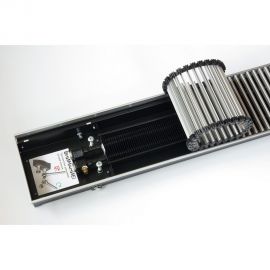 Внутрипольный водяной конвектор KVZ с решеткой KVZ-180-70-800-UA/RRA-180-800-A 