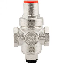 Редуктор давления PROFACTOR поршневой, c коннектором манометра 1/2"" PF PRV 251.15 