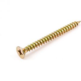 Универсальный саморез Стройметиз 5,0х70 желтый цинк уп. 6 шт. европодвес 2140891 