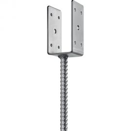 U-образное основание столба ЗУБР ОС-U 61x120x60 мм 310286-060 