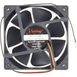 Вентилятор Gembird 120x120x38, подшипник, 3 pin, провод 40 см, D12038BM-3 