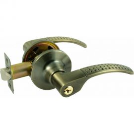 Межкомнатная защелка НОРА-М ЕСО стар. бронза ТТ15-01-Э ключ/фикс. 16753 