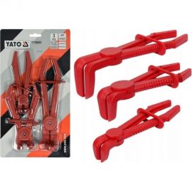 Набор изогнутых зажимов для шлангов YATO 3 предмета YT-08403 