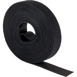 Хомут-липучка EKF 20 мм, 5 м, ролл, черный PROxima hlft-2-b 