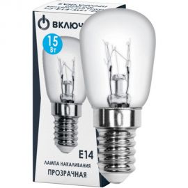 Лампа Включай для холодильников и швейных машин РН-15W-E14-CL 9973978 