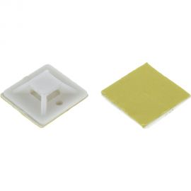 Площадка самоклеящаяся EKF 25х25мм белая 100 шт. PROxima plc-25x25 