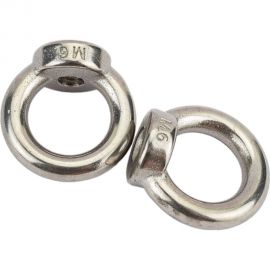 Нержавеющая рым-гайка KREPFIELD М6, ART 582, А2, 2 шт. 582А2РЫМГАЙКАМ6-2 