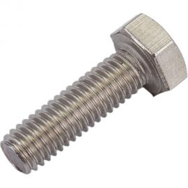 Нержавеющий болт с шестигранной головкой KREPFIELD M6x20 мм, DIN 933, А2, полная резьба, 10 шт. 933А2БОЛТ6Х20-10 