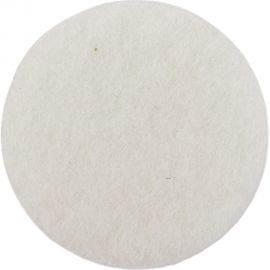 Фетровый самоклеящийся пункт Tech-Krep D28 мм белый (6 шт.) - пакет 109158 