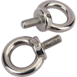 Нержавеющий рым-болт KREPFIELD М6, ART 580, А2, 2 шт. 580А2РЫМБОЛТМ6-2 