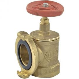 Пожарный клапан Апогей КПАЛ 65 латунный, с соединительной головкой 65 мм 110055 