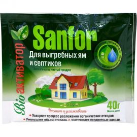 Средство для выгребных ям и септиков 40 г SANFOR 8384 