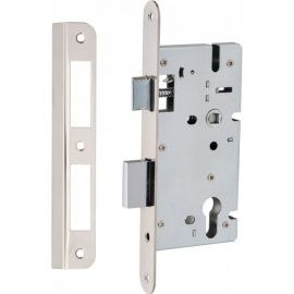 Врезной замок VETTORE 7-72/55 NI, никель 20319 