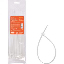 Кабельные стяжки Airline хомуты 3,6 х 250 мм, пластиковые, белые, 100 шт. ACT-N-08 