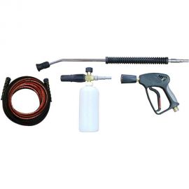 Набор для автомойки ПРАКТИК пенокомплект + шланг 10 м, 200 бар, 15 л/мин C-TECH 10-SF60-45 