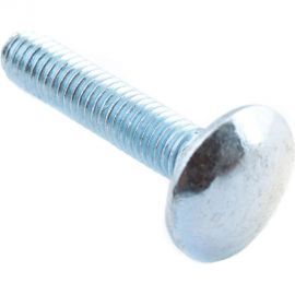 Мебельный болт Element DIN 603 8x30 белый цинк 30 шт 102740 