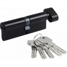 Цилиндровый механизм с вертушкой НОРА-М ЕСО Z ЛПВ-90 45-45 черный 18904 