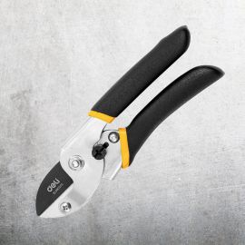 Универсальный садовый секатор DELI DL580205 200 мм, сталь 55С, уплотнённая противоскользящая ручка 98487 