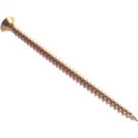 Потайной универсальный шуруп Метизный двор 4,0x70, желтый, 250 шт. 4607159063328 