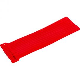 Хомуты-липучки Comfix 230x13 мм, упаковка 10 шт., 1 цвет, красный HLCT-230-RP00X00 