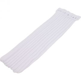 Хомуты-липучки Comfix 230x13 мм, упаковка 10 шт., 1 цвет, белый HLCT-230-RP00000X 