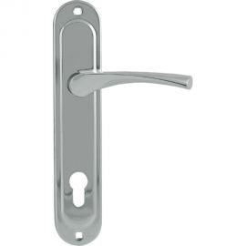 Дверная ручка на планке НОРА-М EW 710-70 мм, хром 16974 