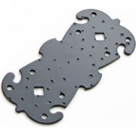 Пластина декоративная фигурная Tech-Krep 135-60 мат черный - накл. 148343 