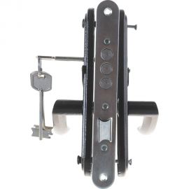 Врезной замок ЗЕНИТ ЗВ9-4-2 черный 15834 