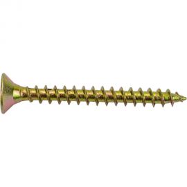 Саморез Мир крепежа DIN 7962 5,0x45 Pozi желтый цинк (1200 шт) Т0000004185 