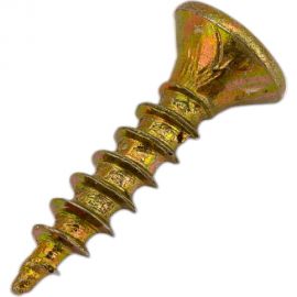 Саморез Мир крепежа DIN 7962, 2,5x12 мм, Pozi, желтый цинк, 1000 шт. Т0000016354 