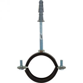 Хомут с резиновой прокладкой, шпилькой и дюбелем Sinikon 2"" (058-062) КM200.R 