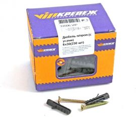 Дюбель с усами VIPкрепеж п/проп, 230 штук 33506 VIP 