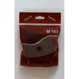 Акриловая лента Акрилком М103 серый носитель, 0,8 мм х 20 мм х 5 м М103 20мм 