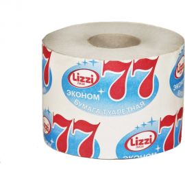 Туалетная бумага Lizzi ""77 Эконом"" 1-слой, 1 рулон 1-630 